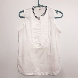 J.Crew jewel collar sleeveless top